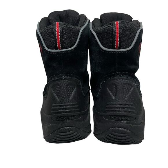Columbia Bugaboot Celcius‎ Insulated Winter Black Red Boots Size 2 - Picture 4 of 8